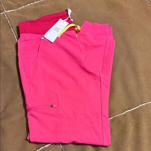 Figs Hot Pink Scrub Pants